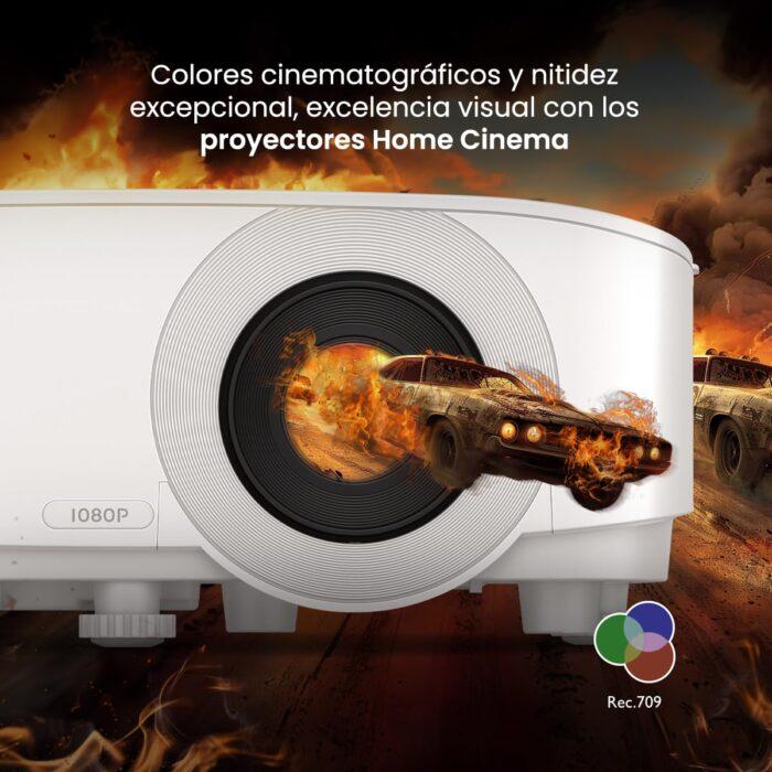 BenQ TH575 4K Compatible Full HD Home Cinema Projector 3800 ANSI lumens, Excellent 1.07 Billion Colors, Upto 200inches Screen Size,16ms Low Input Lag,10W Chamber Speaker, HDMI - Image 8