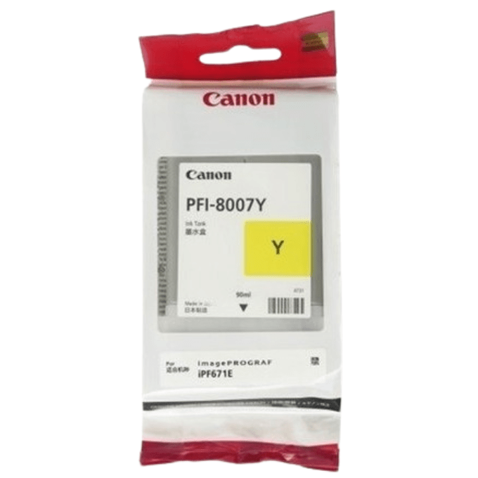 Canon Genuine PFI-8007Y Ink Cartridge