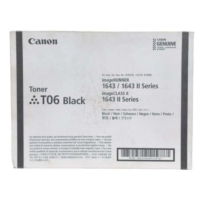 Canon Genuine TO6 BK Toner Cartridge