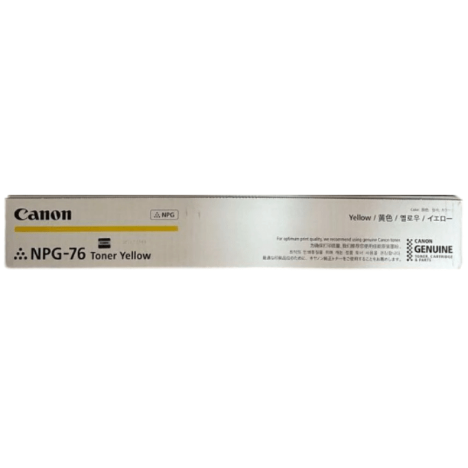 Canon Genuine NPG-76 Yellow Toner Cartridge