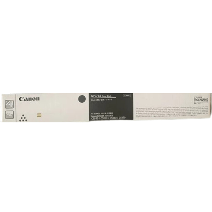 Canon Genuine NPG-83 Black Toner Cartridge