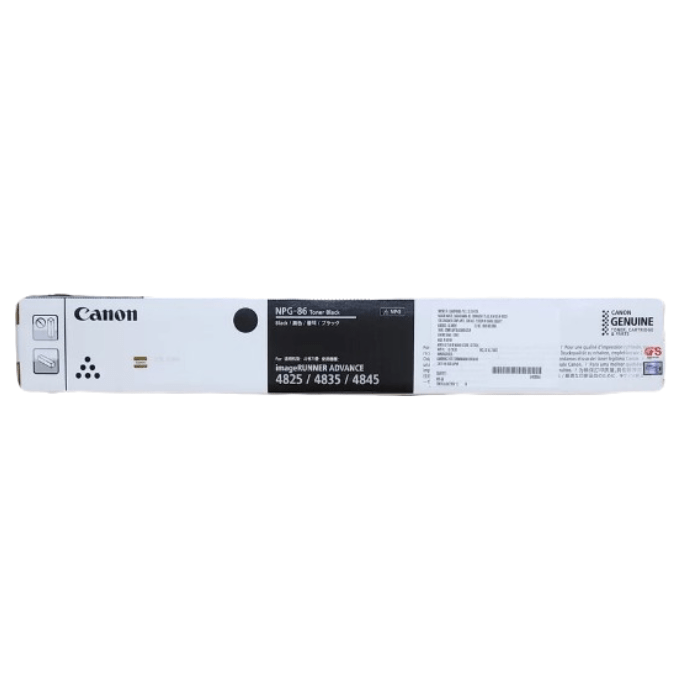 Canon Genuine NPG-86 Black Toner Cartridge