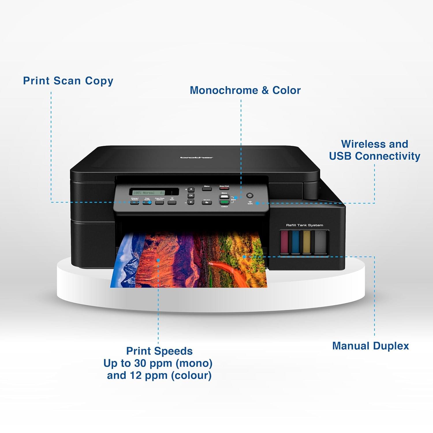 DCP-T520W Ink Tank Printer - Image 4